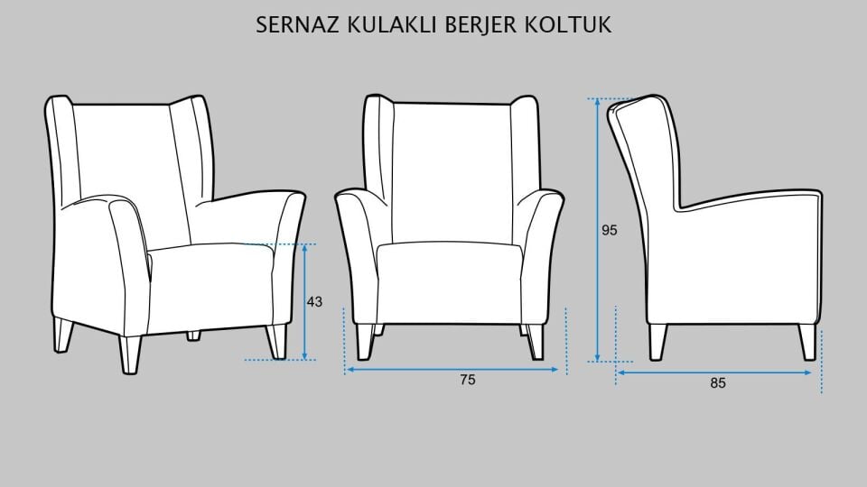 Serora Şezlonglu Köşe Takım 280x160