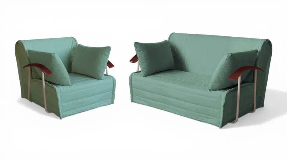 Serdamen Yataklı Yıkanabilir Koltuk Takımı 2+1+1
