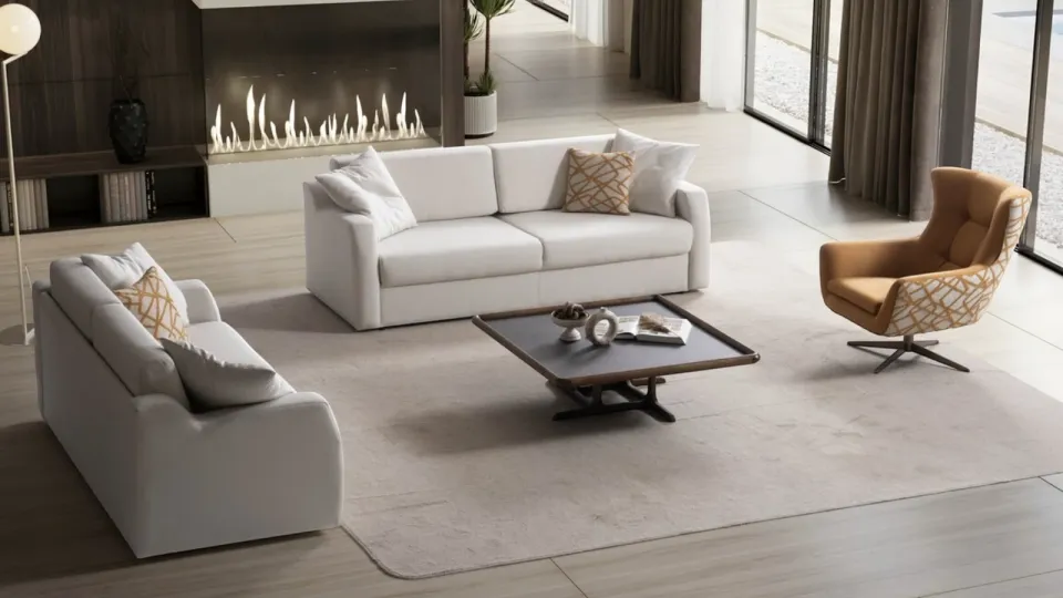 Serios Yataklı Salon Koltuk Takımı