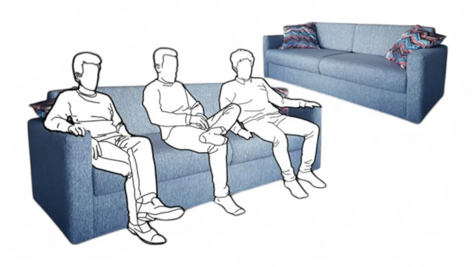 Servol 3'lü Sandıklı Koltuk