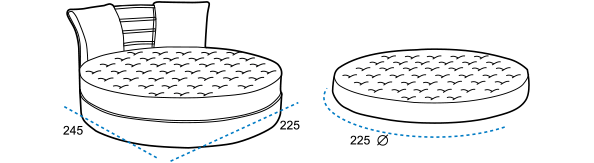 Global Yuvarlak Yatak