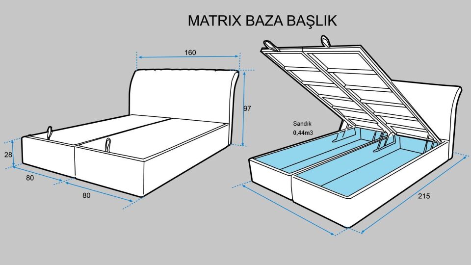 Matrix Çizgili Baza Başlık