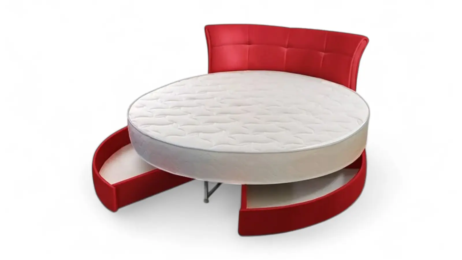 Elegance&Wonder Yuvarlak Yatak SANDIKLI