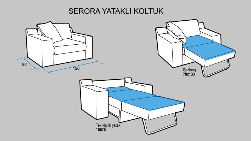 Serora Yataklı Koltuk