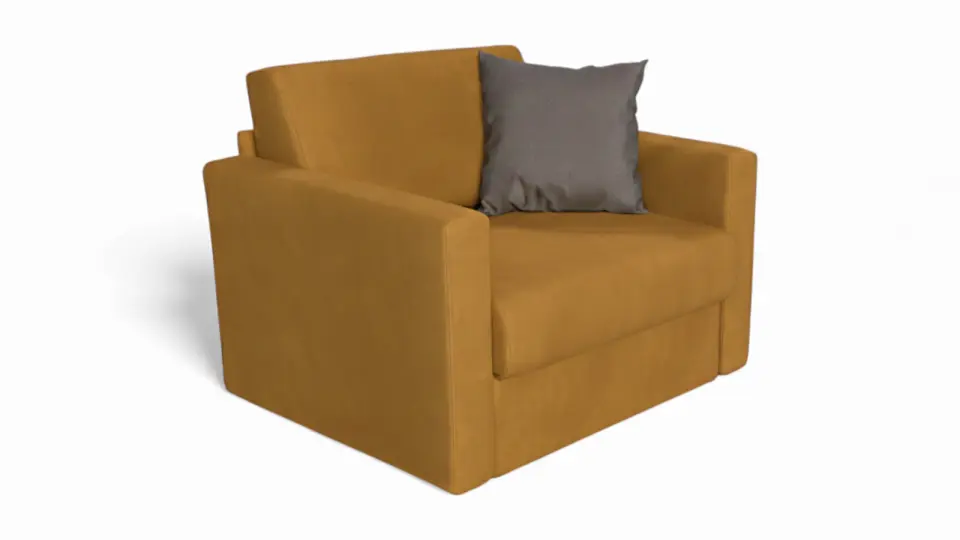 Servol Tekli Yataklı Koltuk Kadife BabyFace 07