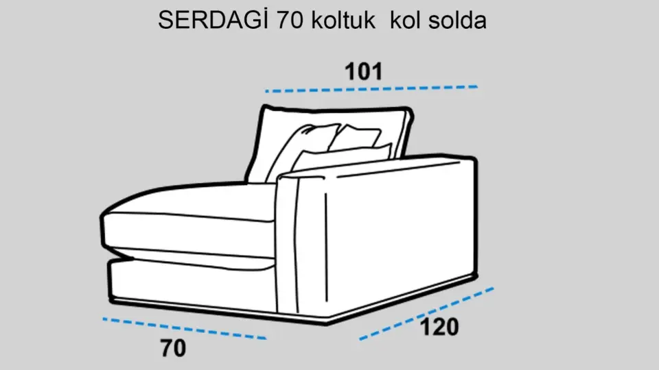 Serdagi 70 Sol Kollu Modül