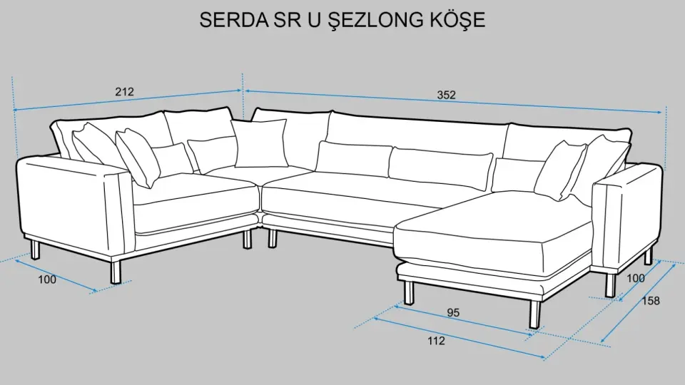 Serda SR U Köşe