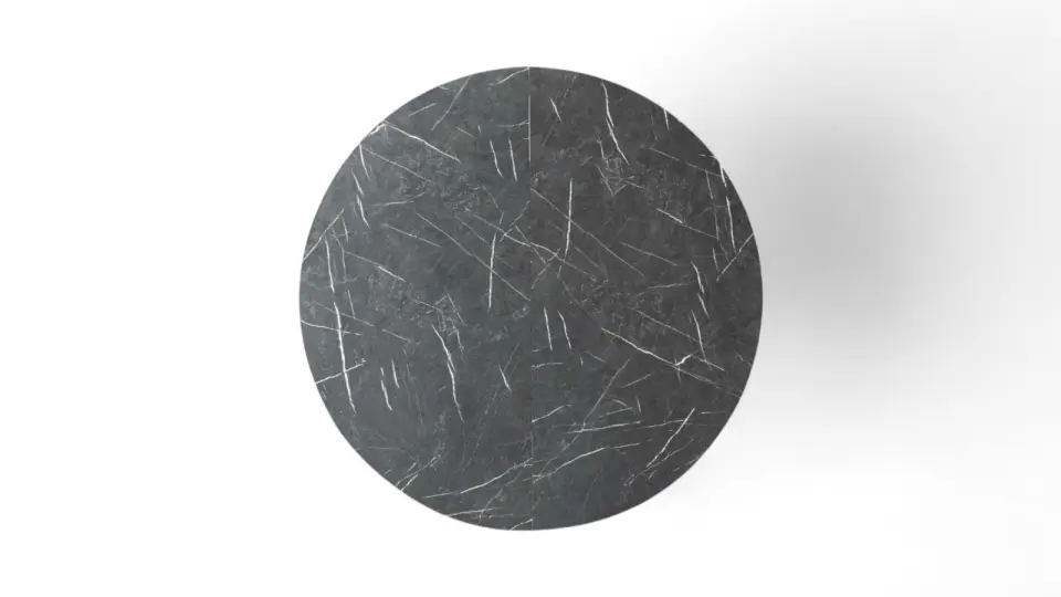 Decean Yuvarlak Masa 130 / 230 cm Royal Mermer