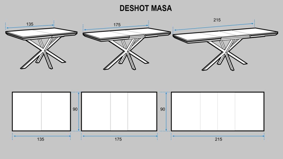 Deshot Masa - 5 Günde Teslim !