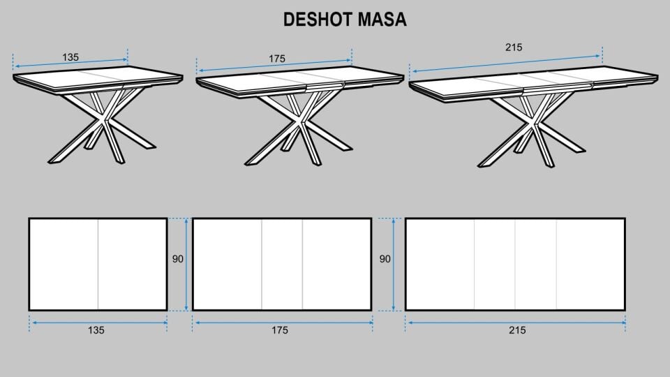 Deshot Masa - 5 Günde Teslim !
