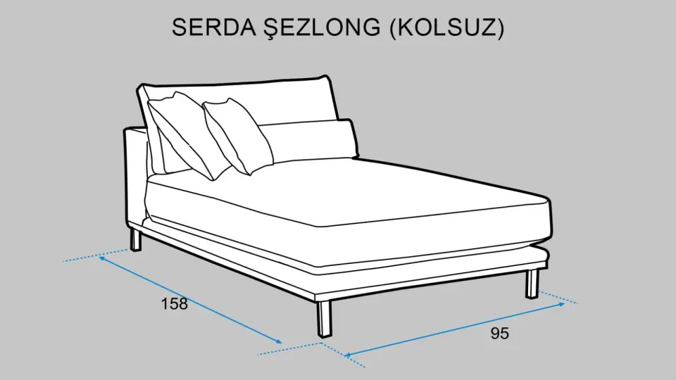 Serda SR Şezlong Modül