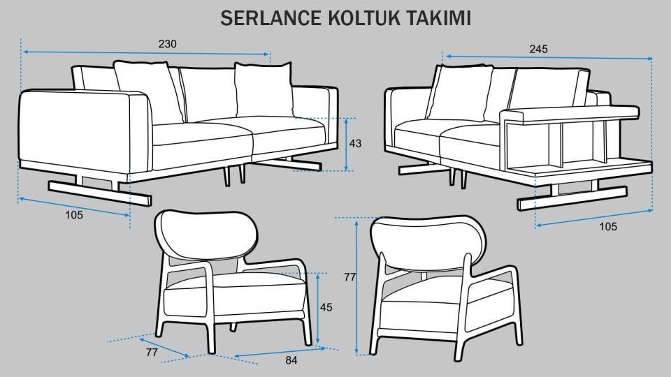 Serlance Koltuk Takımı