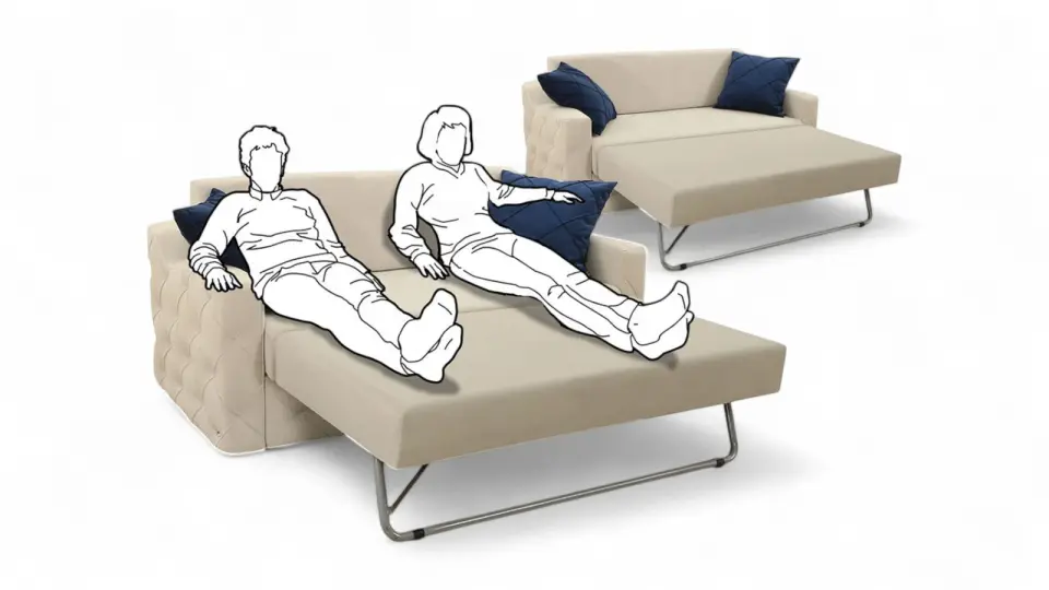 Serbu 2'li Çekyat Yataklı Koltuk