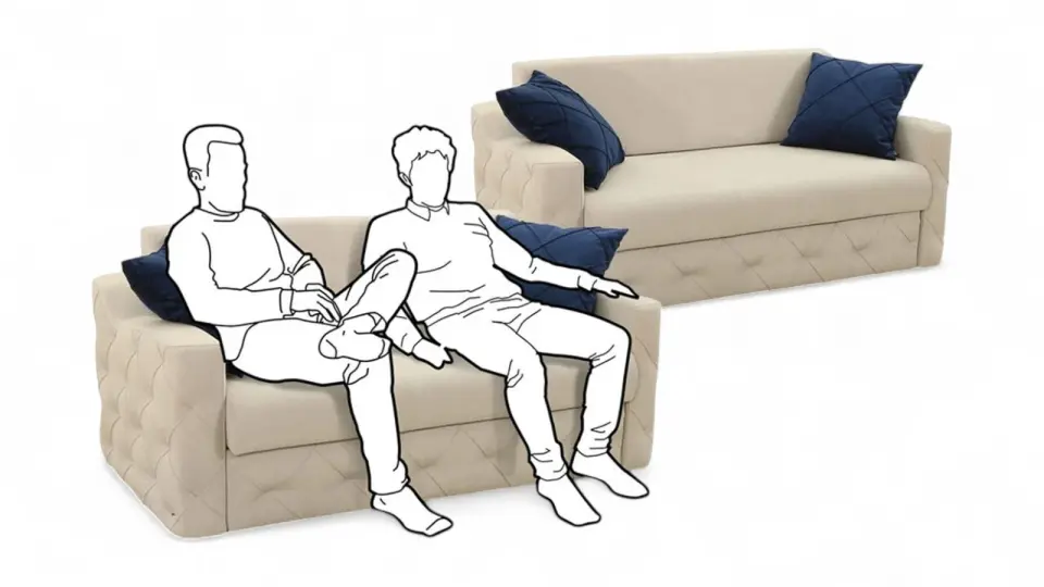 Serbu 2'li Çekyat Yataklı Koltuk