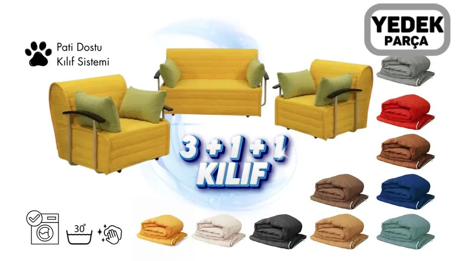 Serdamen 2+1+1  Takim Koltuk Kılıfı