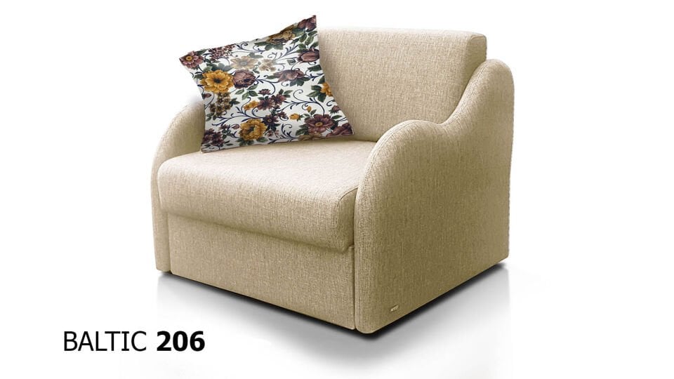 Servidi Tekli Yataklı Koltuk Keten Baltic 206