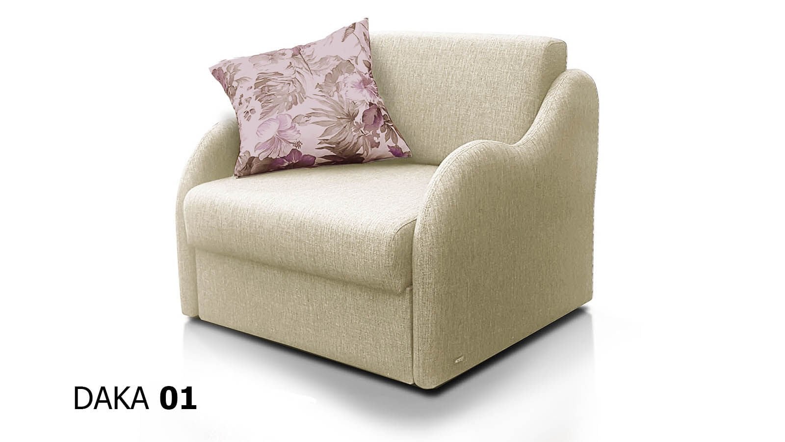 Servidi Tekli Yataklı Koltuk Keten Daka 1