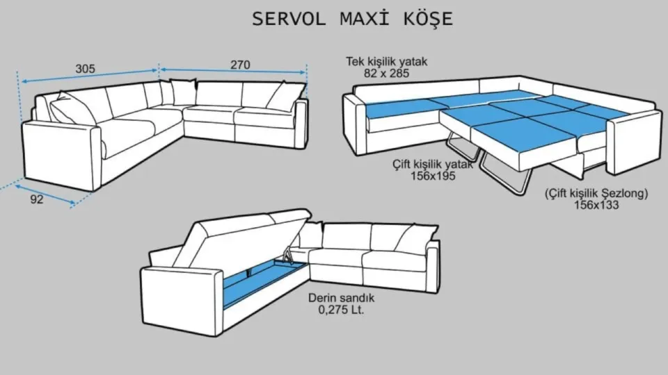 Servol Maxi Köşe // Gorunmuyor