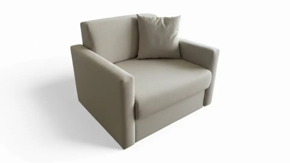 Servol Tekli Yataklı Koltuk Keten Zeta 146