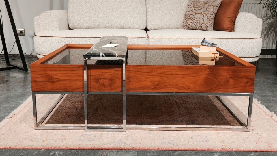 Derown Orta Sehpa American Walnut HPL