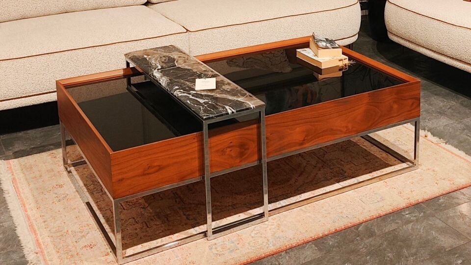 Derown Orta Sehpa American Walnut HPL