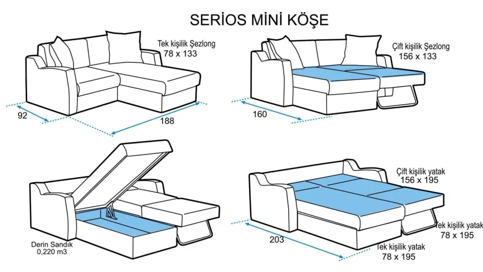 Serios Mini Köşe