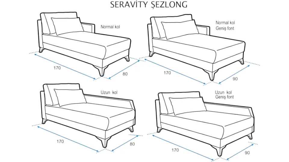 Seravity Şezlong