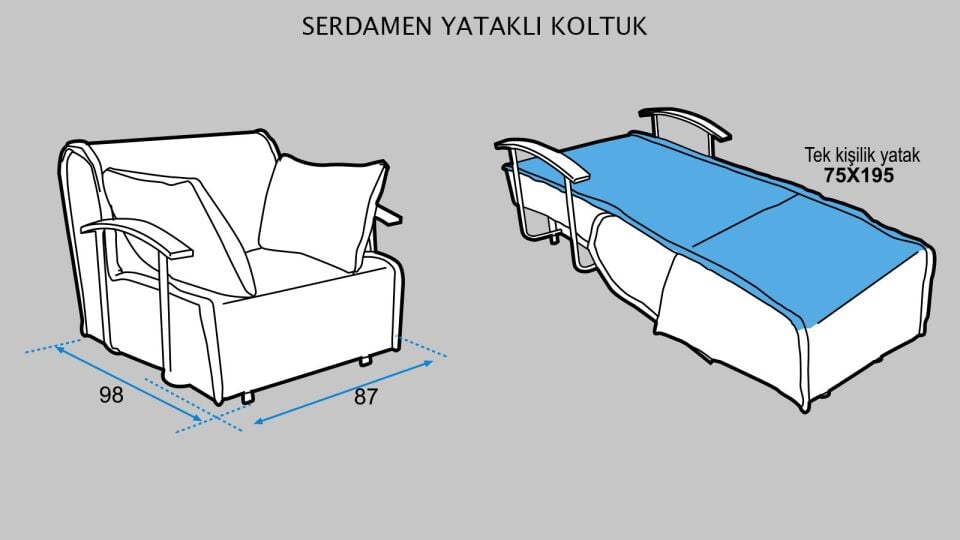 Serdamen Yataklı Koltuk