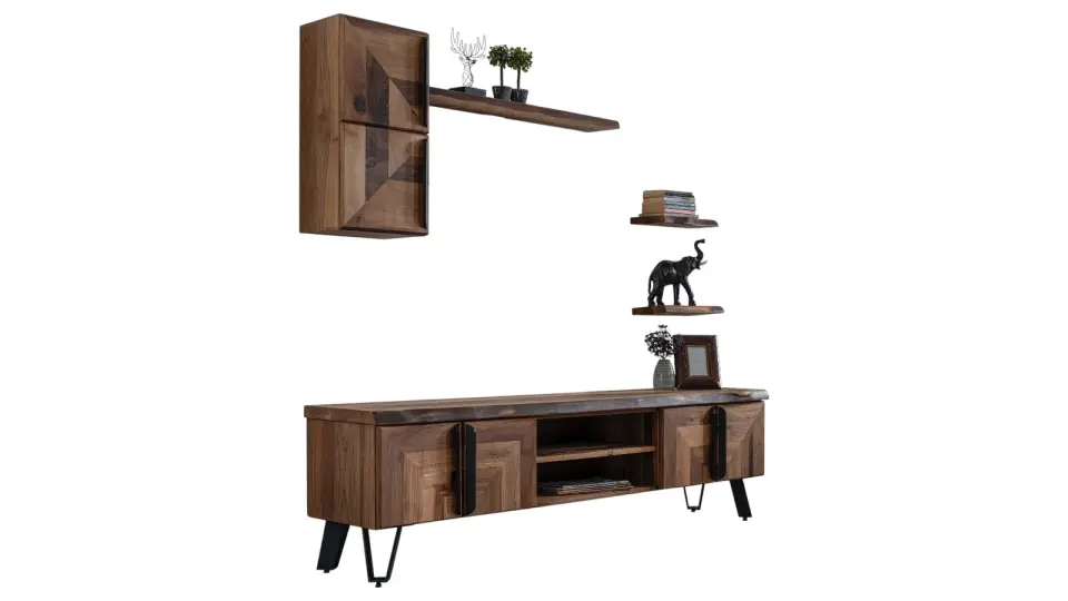 Naturel Ceviz Tv Sehpası