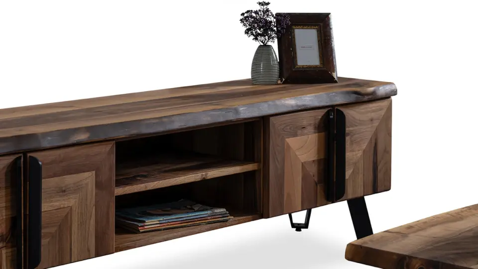 Naturel Ceviz Tv Sehpası