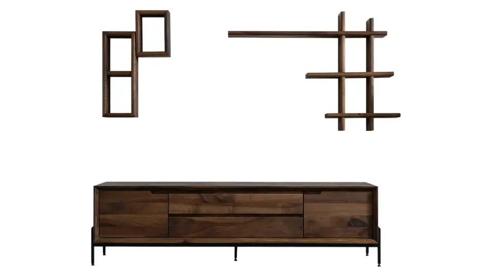 Naturel Ceviz Tv Sehpası